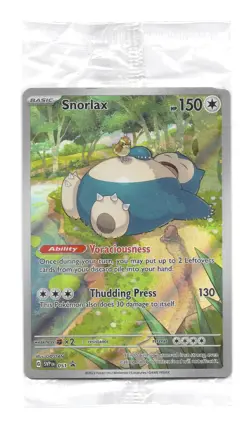 Snorlax 051 - Sealed - Sv: Scarlet & Violet Promo Cards Holo Pokemon TCG - NM - Image 1