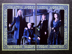Draco Lucius Malfoy Harry Potter Evolution TCG Cards English Panini #239.240 A - Image 1