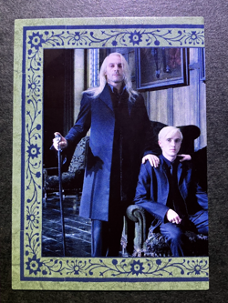 Draco Lucius Malfoy Harry Potter Evolution TCG Cards English Panini #239.240 A - Image 4