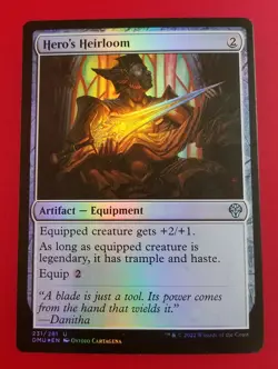 1x Hero's Heirloom | FOIL | Dominaria United | MTG Magic Cards - Image 1