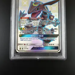 PSA 10 Rayquaza GX 177a Pokemon Hidden Fates Promo Full Art Holo Card - Image 3