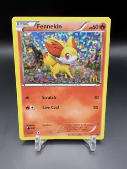 Fennekin 3/12 2013 McDonald's Exclusive Pokemon Card TCG Promo Holo Rare - Image 1