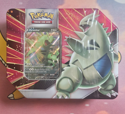 Pokemon Trading Card Game 2021 Tyranitar V Strikers Tin NEW Sealed - Image 1