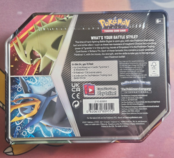 Pokemon Trading Card Game 2021 Tyranitar V Strikers Tin NEW Sealed - Image 2