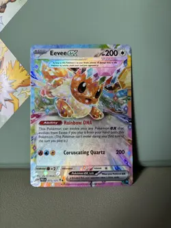 Pokemon TCG Prismatic Evolutions Eevee EX Card 075/131 - Image 1
