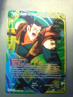 DBS Card Game Winner Stamped Super 17, Relentless Absorption P-327 PR Foil - Image 1