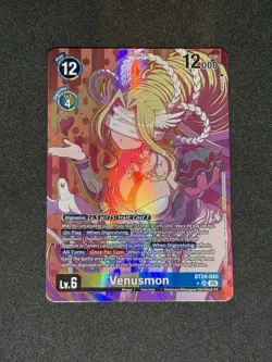 Venusmon Bt24-040 Alternate Art Foil Digimon Card Game - Image 1