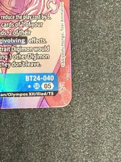 Venusmon Bt24-040 Alternate Art Foil Digimon Card Game - Image 4