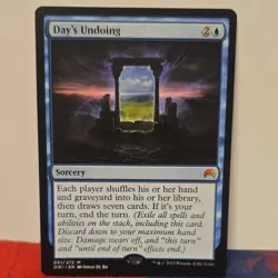 Magic: The Gathering Day's Undoing Sorcery Mythic Blue Magic Origins Regular En… - Image 1