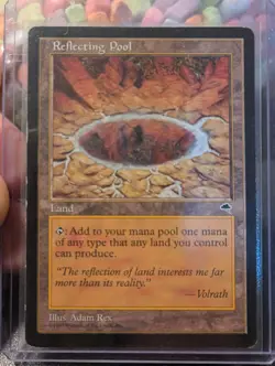 Reflecting Pool *MTG* First Printing NM *Tempest* Sent With Sleeve & Top Loader - Image 1