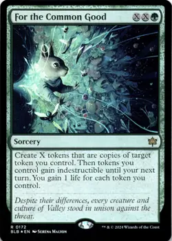 For the Common Good FOIL Bloomburrow Magic MTG NM - Image 1