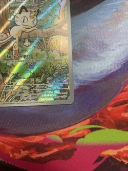 Pokemon TCG - Meowth #106 Phantasmal Flames 🔥SECRET ILLUSTRATION RARE🔥 - Image 4