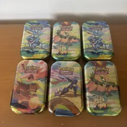 Pokemon TCG Vibrant Paldea Mini Tin (Scarlet & Violet) - Image 1