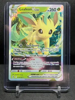 Leafeon VSTAR 014/159 Ultra Rare Holo Pokemon 2023 Crown Zenith NM - Image 1