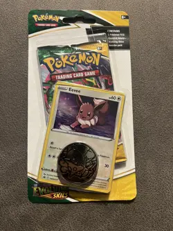 Pokemon TCG Evolving Skies Checklane Blister Pack with Eevee Promo SEALED UK - Image 1