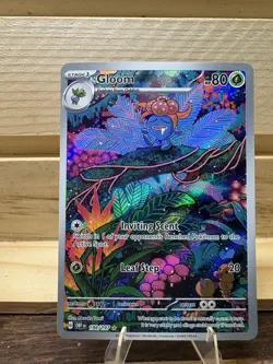 Gloom #198/197 Pokemon TCG: Obsidian Flames Illustration Rare NM Free Shipping - Image 1
