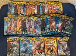 Pokemon Sun & Moon Base Set Pack lot (36 Packs) Sealed - Image 1
