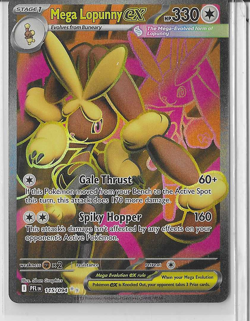 Pokemon Mega Lopunny ex (115/155) Phantasmal Flames LP HOLO - Image 1