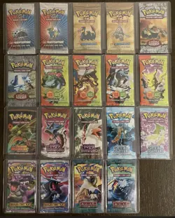 4 Random Pokemon Sealed Booster Packs Vintage-Modern - Image 1