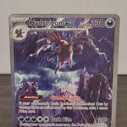 Pokemon TCG Hydreigon EX Full Art Holo 169/086 SV11W White Flare SIR NM - Image 2