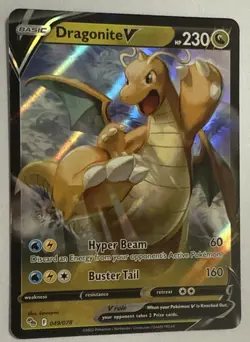 Pokemon TCG Dragonite V 049/078 Pokemon GO Holo Ultra Rare Near Mint/ Mint - Image 2