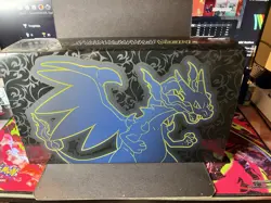 Pokemon Mega Charizard UPC - Playing Mat, Deck Box, Sleeves, Dice, Coin Only - Image 1