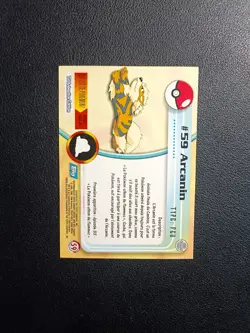 Carte Pokemon Arcanin 59 TOPPS Serie 1 Francais - Image 2