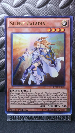 | Yugioh Silent Paladin DPRP-EN003 1st Ultra Duelist Pack Rivals Of The NM 🔥 | - Image 1