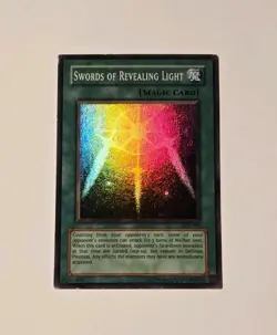 Yugioh Swords Of Revealing Light LOB-101 Super Rare MP - Image 1
