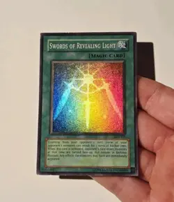Yugioh Swords Of Revealing Light LOB-101 Super Rare MP - Image 3