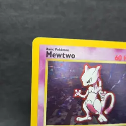 Pokemon TCG Base Set Mewtwo 10/102 Holo Rare 1999 Wizards Psychic Basic HP 60 - Image 2