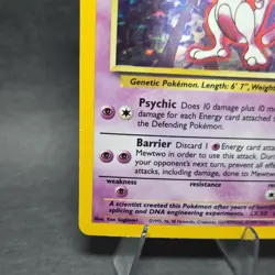 Pokemon TCG Base Set Mewtwo 10/102 Holo Rare 1999 Wizards Psychic Basic HP 60 - Image 5