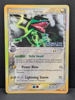Rayquaza 13/113 Delta Species Reverse Holo Rare Pokemon TCG Nintendo LP - Image 1