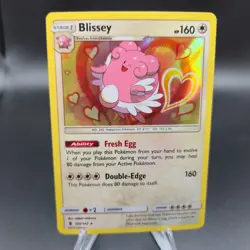 Blissey Holo Rare 102/145 Pokemon Card - SM: Guardians Rising - NM - Image 1