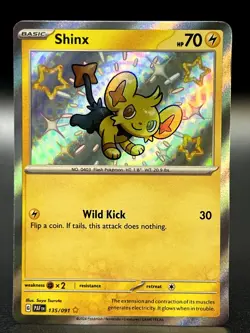 Shinx 135/091 Shiny Rare SV: Paldean Fates Pokemon TCG - NM - Image 1