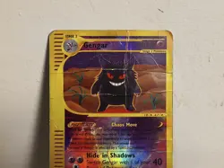 2002 Pokemon Gengar Reverse Holo #48/165 Expedition Card RARE TCG Poor/Damaged! - Image 2
