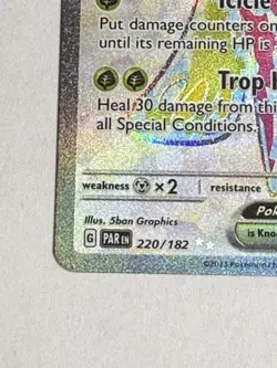 Pokemon TCG Tsareena EX Paradox Rift Tera Full Art Ultra Rare Card 220/182 - Image 5
