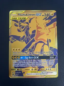 Pokemon Pikachu & Zekrom GX Tag Team SM248 Sun & Moon Promo NM. - Image 2