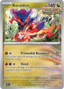 Pokemon Temporal Forces - Koraidon 119/162 - NM/M - Regular Single - Image 1