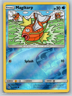 Magikarp Pokemon TCG Hidden Fates Reverse Holo Common 15/68 - Image 1