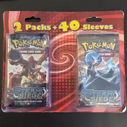 Pokemon TCG ~ Steam Siege ~ From FAIRFIELD 2 PACKS & 40 SLEEVE BUNDLE New - Image 1