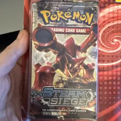 Pokemon TCG ~ Steam Siege ~ From FAIRFIELD 2 PACKS & 40 SLEEVE BUNDLE New - Image 3