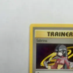 Pokemon TCG WOTC Sabrina Trainer Gym Challenge Holo - Image 3
