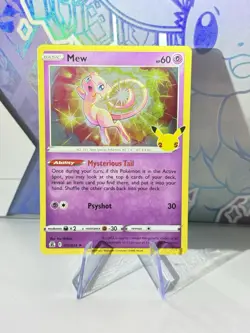 Mew 011/025 Holo Pokemon Celebrations English Near Mint - Image 1
