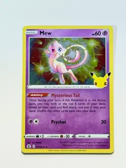Mew 011/025 Holo Pokemon Celebrations English Near Mint - Image 3