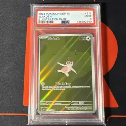 Slakoth #212 - Illustration Rare - 2024 Pokemon SSP EN - PSA 9 - Image 1