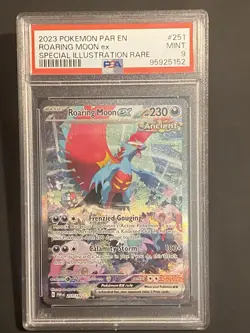 ROARING MOON EX #251 PSA 9 • 2023 POKEMON PAR EN-PARADOX RIFT SPEC ILLUS RARE - Image 1