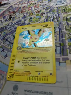 Pokemon EXPEDITION - #22/165 Pichu - Holo - ENG - Heavily Played - Image 5