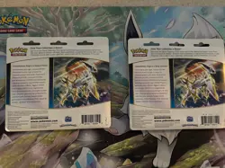 Pokemon TCG Sword & Shield Brilliant Stars Glaceon 3-Booster Blister Packs - Image 4