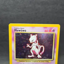 Pokemon TCG Base Set Mewtwo 010/102 Holo Rare English - Image 2
